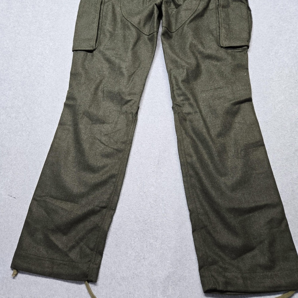 Apolis Pants Mens 34x32 Green Cargo Tweed Global Citizen Drawstring‎ Pockets - Picture 13 of 15